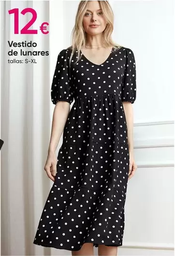 Oferta de Vestido De Lunares por 12€ en Pepco