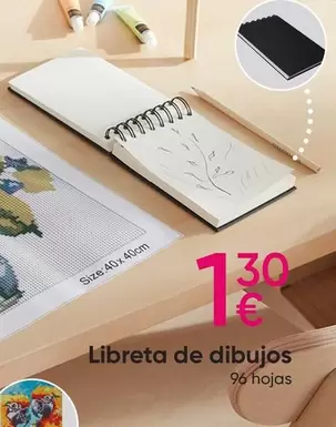 Oferta de Libreta De Dibujo por 1,3€ en Pepco