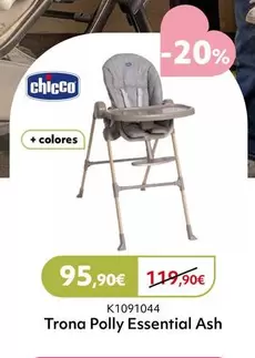 Oferta de Chicco - Trona Polly Essential Ash por 95,9€ en Prénatal