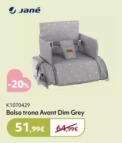 Oferta de Jané - Bolso Trona Avant Dim Grey por 51,99€ en Prénatal