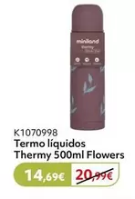 Oferta de Miniland - Termo Líquidos Thermy Flowers por 14,69€ en Prénatal