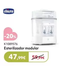 Oferta de Chicco - Esterilizador Modular por 47,99€ en Prénatal