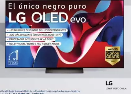 Oferta de LG - 65" Oled C46LA en Movistar