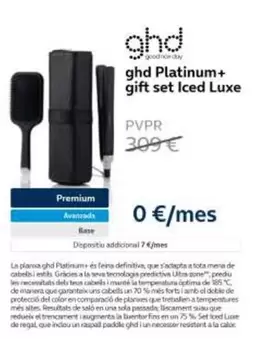 Oferta de Ghd - Platinum + Gift Set Iced Luxe  por 309€ en Movistar