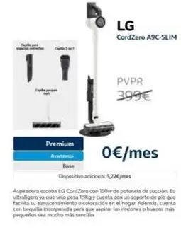 Oferta de LG - CordZero A9C-SLIM por 399€ en Movistar