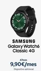 Oferta de Samsung - Galaxy Watch6 Classic 4G en Movistar