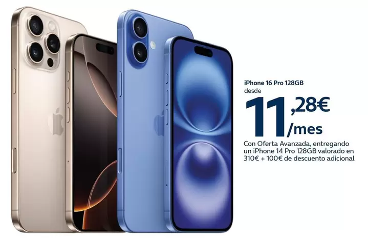 Oferta de Apple - iPhone 16 Pro 128GB en Movistar