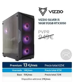 Oferta de Vizzio -  Silver I5 16GB 512GB RTX3050 por 949€ en Movistar