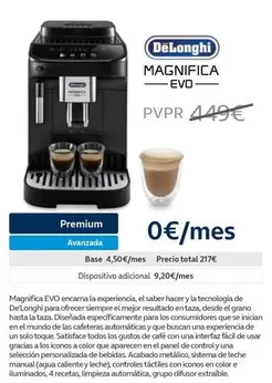 Oferta de DeLonghi - Magnifica Evo por 449€ en Movistar