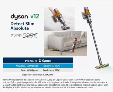 Oferta de Dyson - V12/ Detect Slim Absolute por 599€ en Movistar