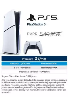 Oferta de Sony - PlayStation 5  por 549,95€ en Movistar