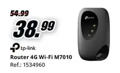 Oferta de TP-LINK - Router 4g Wi-fi M7010 por 38,99€ en MediaMarkt