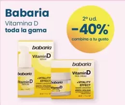 Oferta de Babaria - Vitamina D Toda La Gama en Clarel