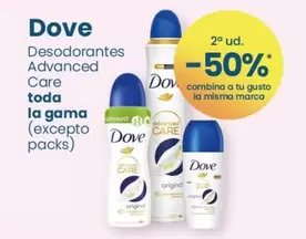 Oferta de Dove - Desodorantes Advanced Care Toda La Gama en Clarel