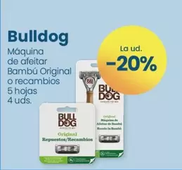 Oferta de Bulldog - Maquina De Afeitar Bambú Original O Recambios en Clarel