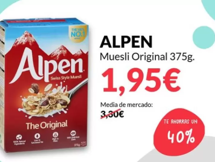 Oferta de Alpen - Muesli Original por 1,95€ en PrimaPrix