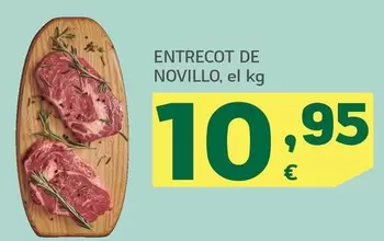 Oferta de Entrecot De Novillo por 10,95€ en HiperDino