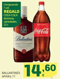 Oferta de Ballantine's - Whisky por 14,6€ en HiperDino