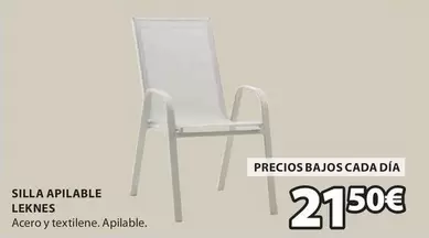 Oferta de Silla Apilable por 21,5€ en JYSK