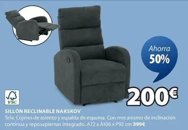 Oferta de Sillon Reclinable Nakskov por 200€ en JYSK