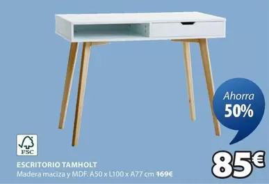 Oferta de Escritorio Tamholt por 85€ en JYSK