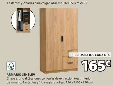 Oferta de Total - Armario Jenslev por 165€ en JYSK