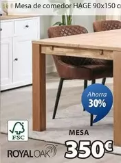 Oferta de Royal - Mesa De Comedor por 350€ en JYSK