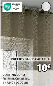 Oferta de Standard - Cortina Luro por 10€ en JYSK