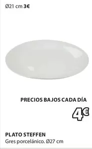 Oferta de Plato Steffen por 4€ en JYSK