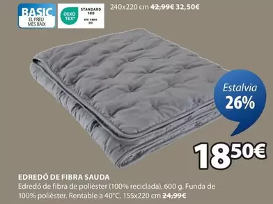 Oferta de Standard - Edredo De Fibra Sauda por 18,5€ en JYSK