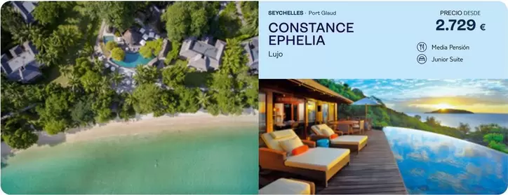 Oferta de Constance Ephelia por 2729€ en Tui Travel PLC