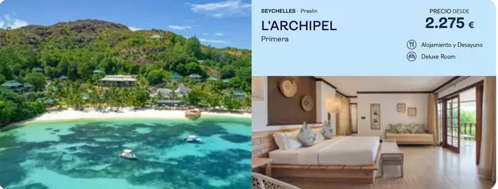 Oferta de L'archipel por 2275€ en Tui Travel PLC