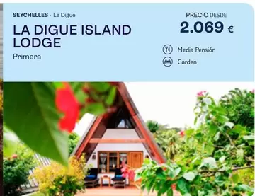 Oferta de Garden - La Digue Island Lodge por 2069€ en Tui Travel PLC