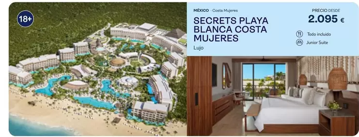 Oferta de Costa - Secrets Playa Blanca  Mujeres por 2095€ en Tui Travel PLC