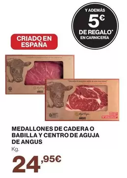 Oferta de Medallones De Cadera O Babilla Y Centro De Aguja De Angus por 24,95€ en Hipercor