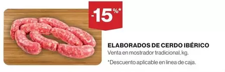 Oferta de Elaborados De Cerdo Iberico en Hipercor