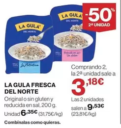 Oferta de La Gula del Norte - Original O Sin Gluten Y Reducida En Sal por 6,35€ en Hipercor