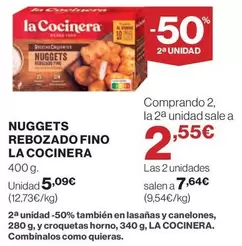 Oferta de La Cocinera - Nuggets Rebozado Fino por 5,09€ en Hipercor