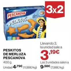 Oferta de Pescanova - Peskitos De Merluza por 4,79€ en Hipercor