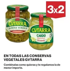 Oferta de Gvtarra - En Todas Las Conservas Vegetales en Hipercor