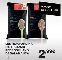 Oferta de Salamanca - Lenteja Pardina O Garbanzo Pedrosillano De por 2,99€ en Hipercor