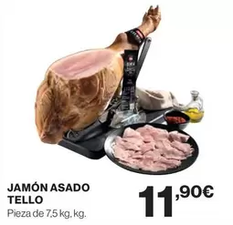 Oferta de Tello - Jamón Asado por 11,9€ en Hipercor