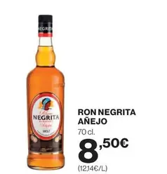 Oferta de Negrita - Ron Anejo por 8,5€ en Hipercor