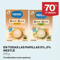 Oferta de Nestlé - En Todas Las Papillas 0%, 0% en Hipercor