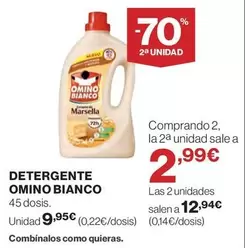 Oferta de Omino Bianco - Detergente por 9,95€ en Hipercor