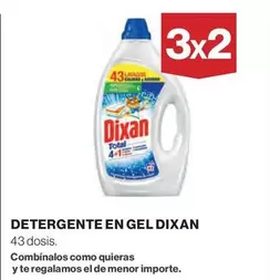 Oferta de Dixan - Detergente En Gel en Hipercor