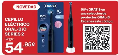 Oferta de Oral B - Cepillo Eléctrico por 54,95€ en Hipercor