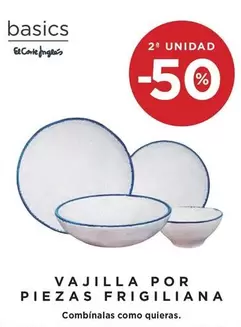 Oferta de Vajilla Por Piezas Frigiliana en Hipercor