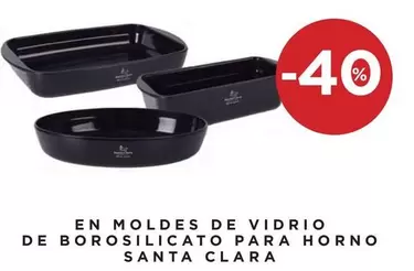 Oferta de Santa clara - En Moldes De Vidrio De Borosilicato Para Horno en Hipercor