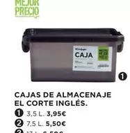 Oferta de El Corte Inglés - Cajas De Almacenaje por 3,95€ en Hipercor